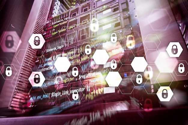 Cybersecurity implementatie met data protection en secure network architecture