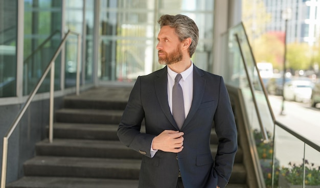 Professionele zakenman in formeel pak